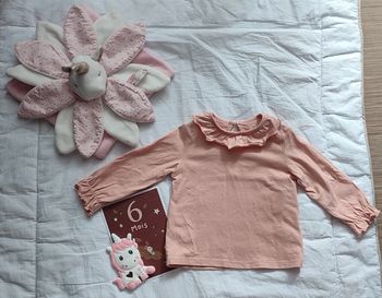 T-shirt manches longues bébé fille Tex 6 mois