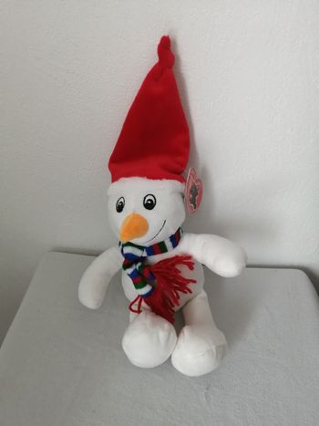 peluche bonhomme de neige