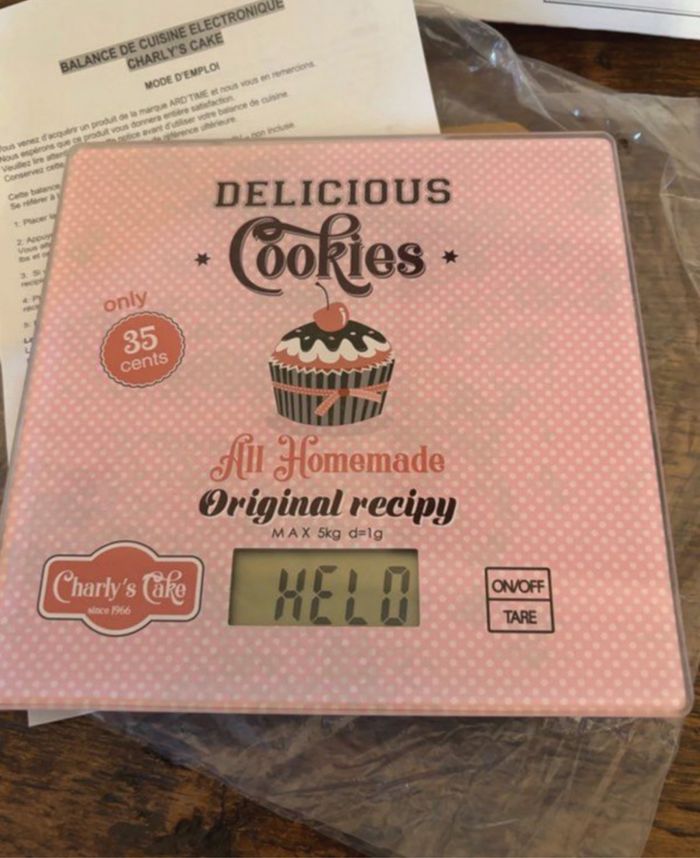 Balance de cuisine  Ard’Time 5kg « Charlys’Cake » - photo numéro 5