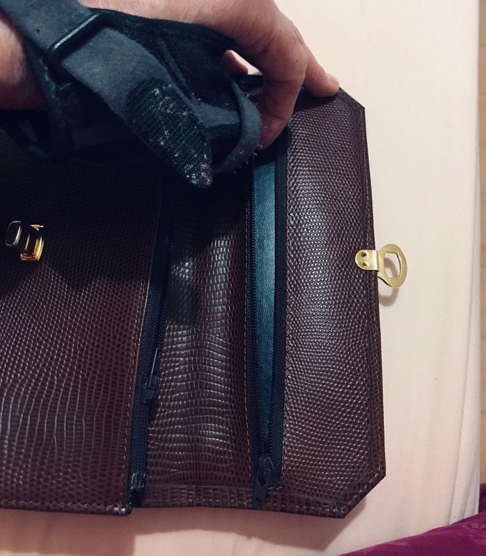 Sac bandoulière cuir marron - photo numéro 2