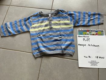 Pull garçon 18 mois