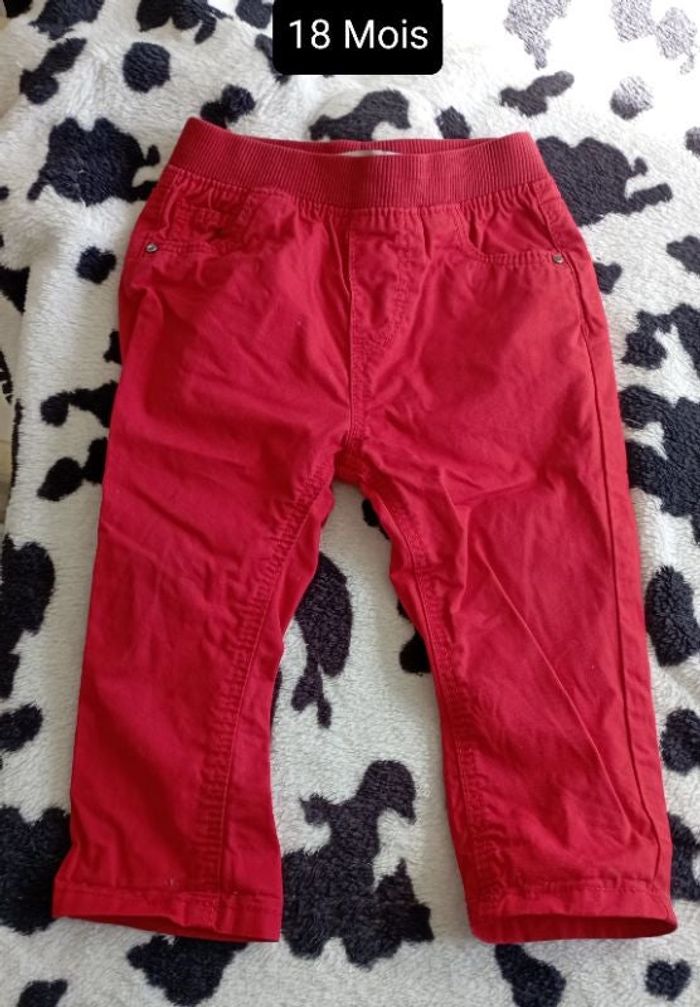 Pantalon rouge 18M
