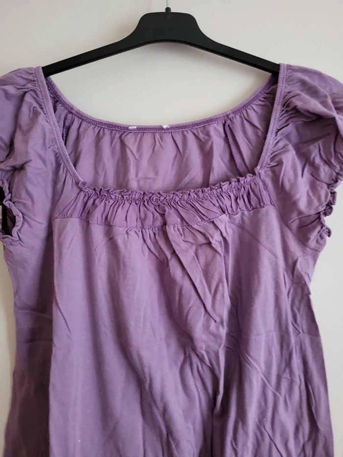 Blouse mauve - photo numéro 2