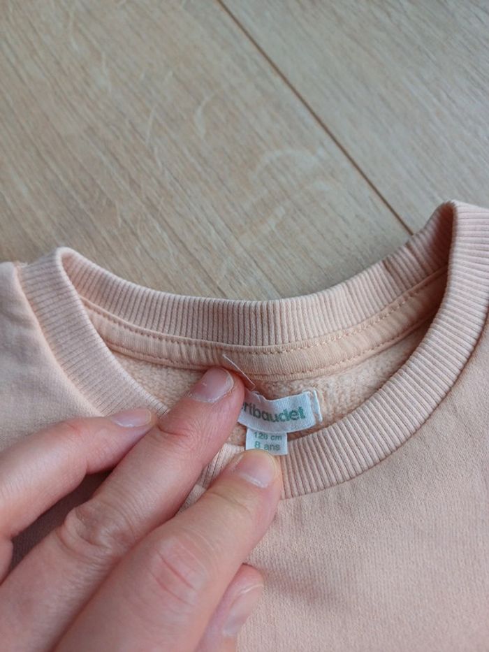 Sweat vertbaudet 7/8ans - photo numéro 3