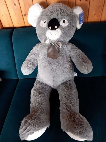 Peluche koala 1 mètre neuve fabriqué en France