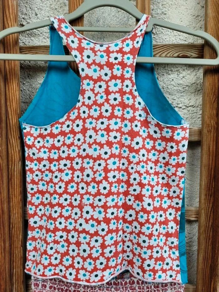 Superbe ensemble jupe et débardeur Desigual 7/8 ans - photo numéro 5