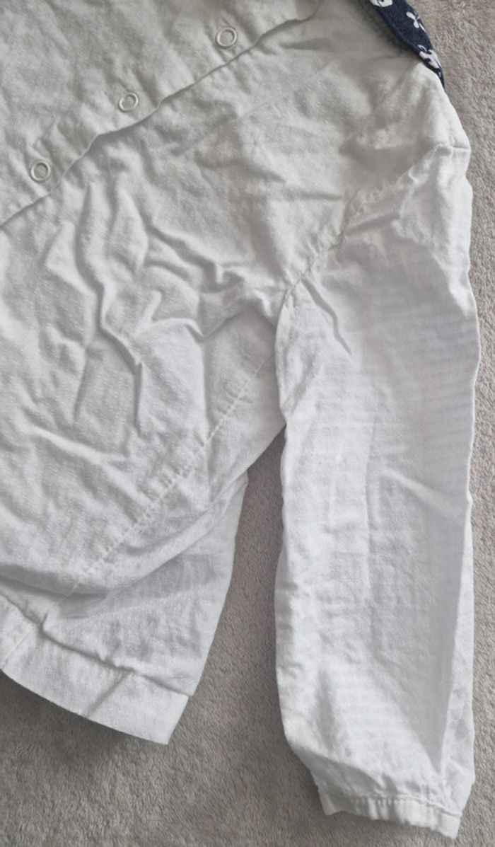 Ensemble Blouse ML légère blanche & short marine à fleurs - 18M - Sergent Major (BE avec defauts)) - photo numéro 17
