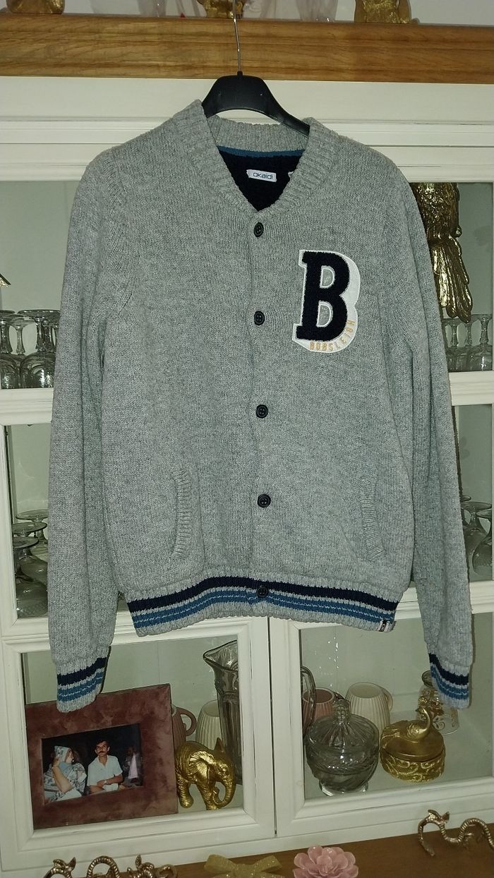 Veste teddy Okaidi état neuf 14 ans