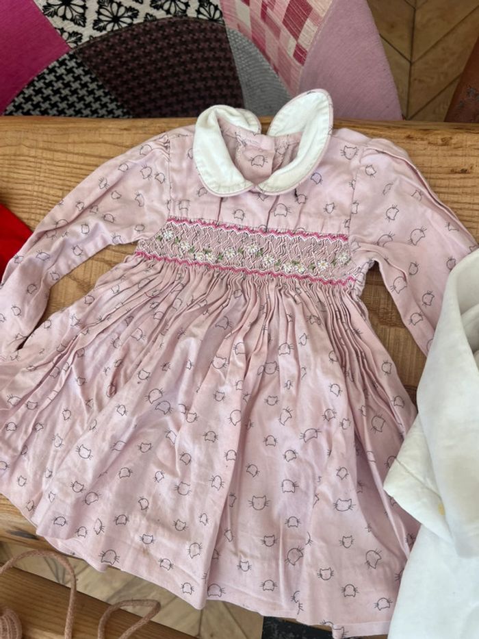 Lot vêtements 12 - 18 mois fille automne hiver gilet Zara rose petit bateau obaibi - photo numéro 5