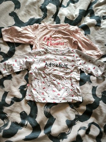 2 T-Shirt manche longue