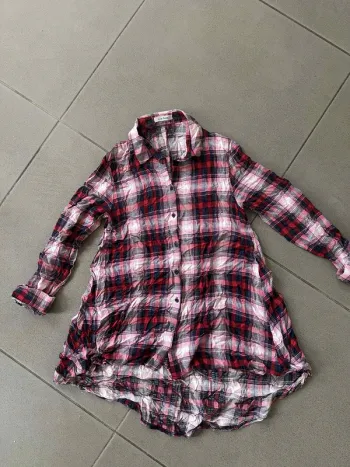 Robe chemise a carreaux