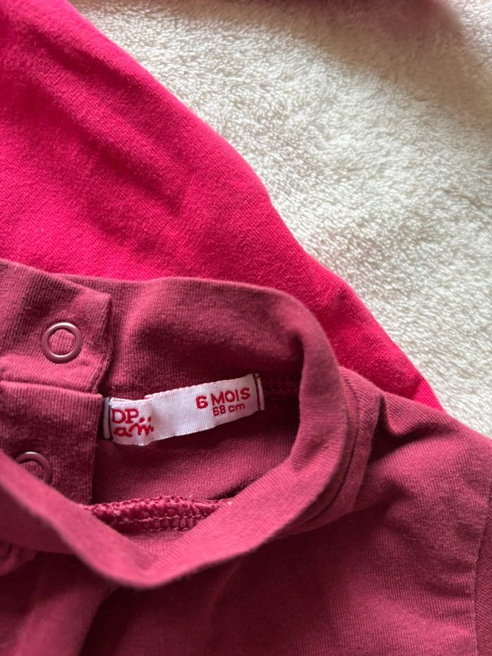 Lot 2 tee-shirts manches longues DPAM - photo numéro 2
