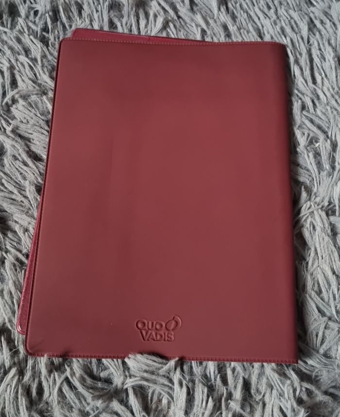 Protège cahier ou carnet de santé couleur Prune - photo numéro 3