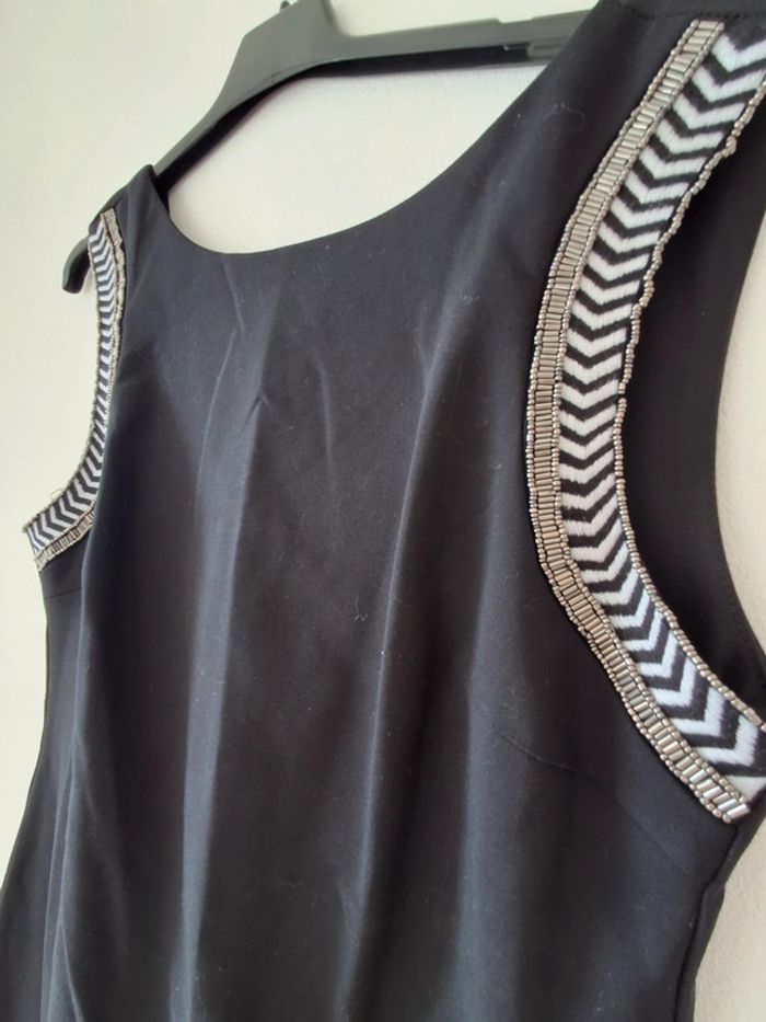Robe noire strass perles ZARA - photo numéro 2