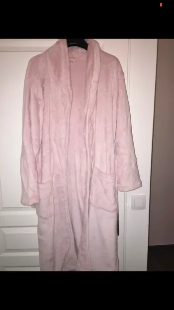 Peignoir rose taille M