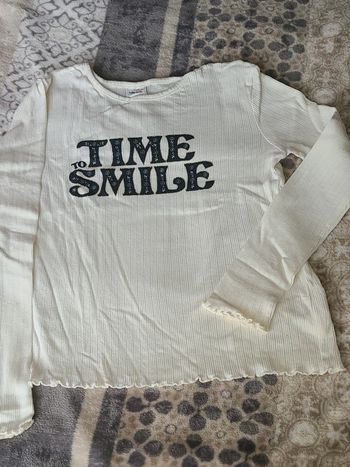 T-shirt fille manches longues 12 ans tape à l'œil TAO