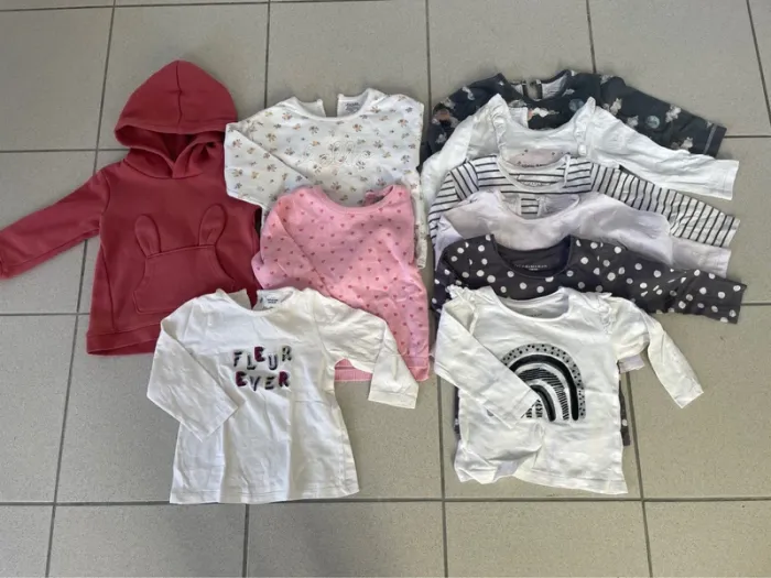 Lot Hauts 18 mois fille