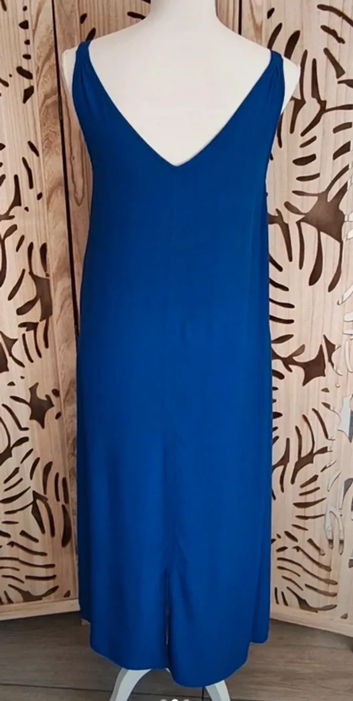 Robe midi Bleu roi T38 Kiabi - photo numéro 7