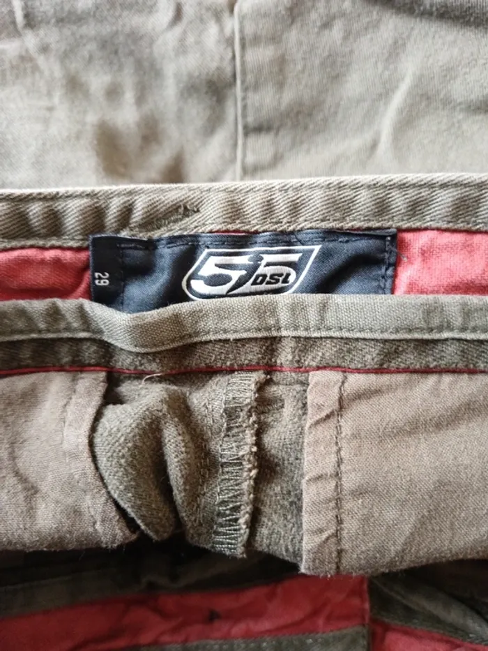 C10 pantalon chino kaki 55DSL W29 - photo numéro 3