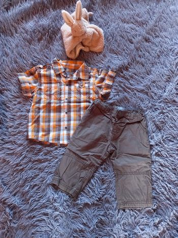 Ensemble pantalon + chemise 9 mois