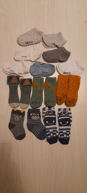 Lot de chaussettes T 19/22