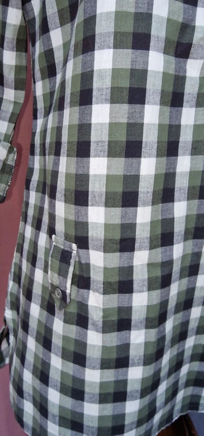 Chemise à carreaux vert taille 3 - photo numéro 4