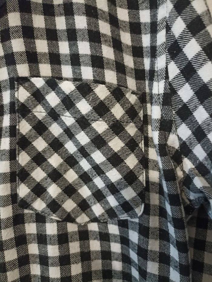 Robe-chemise Vichy noir & blanc – Ultra polyvalente ! - photo numéro 3