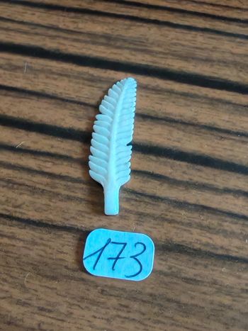 Playmobil plume blanche souple coiffe indien