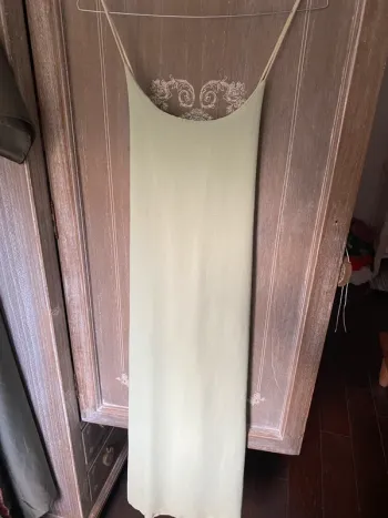 Robe croisee vert d’eau