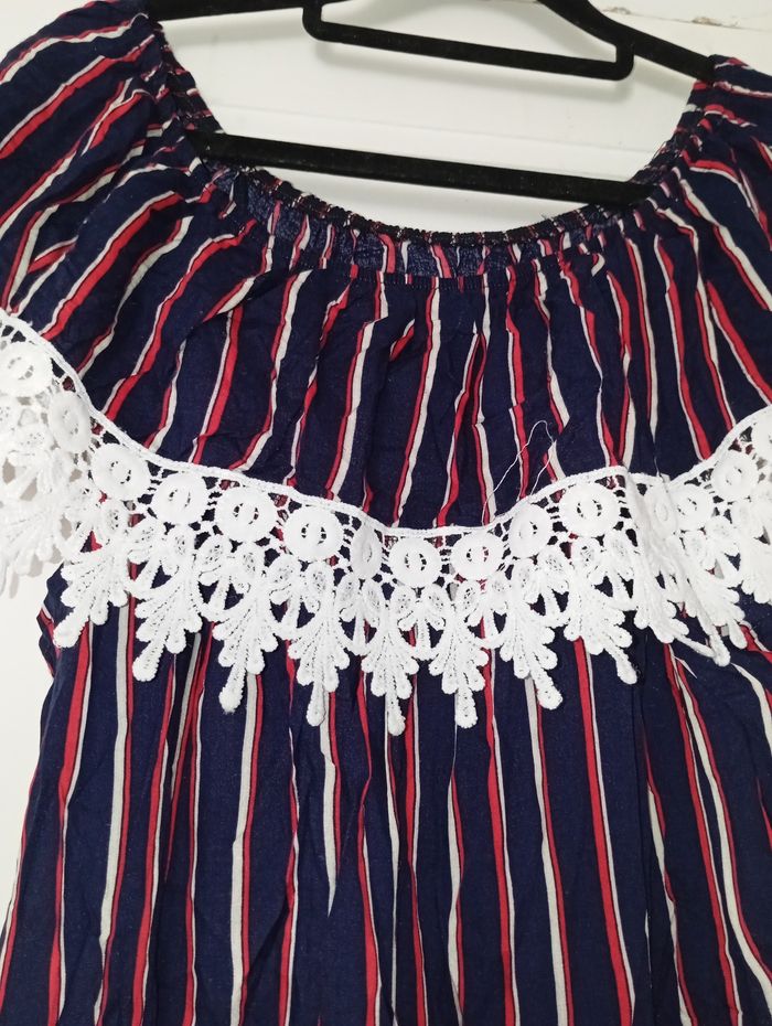 Robe col rond frou frou - photo numéro 3