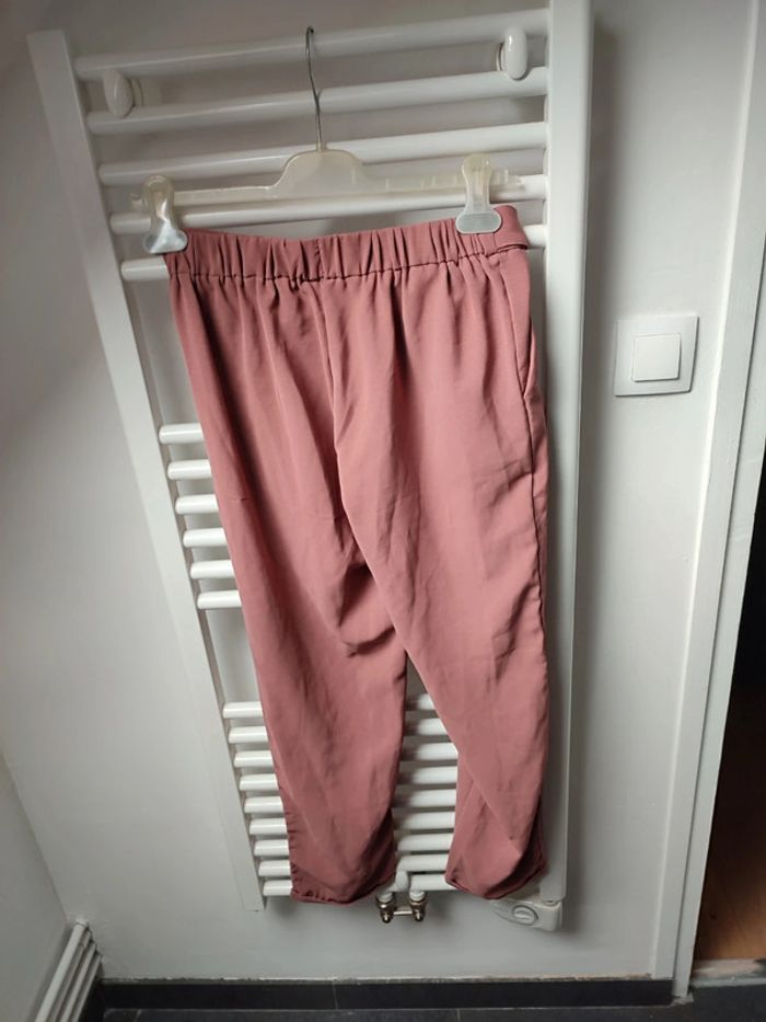 Pantalon droit vieux rose s - photo numéro 9