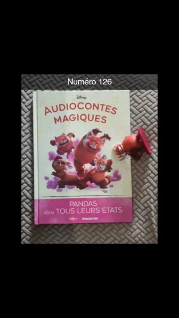N¤126 audioconte Magique Altaya disney deagostini livre+figurine audio conte compte