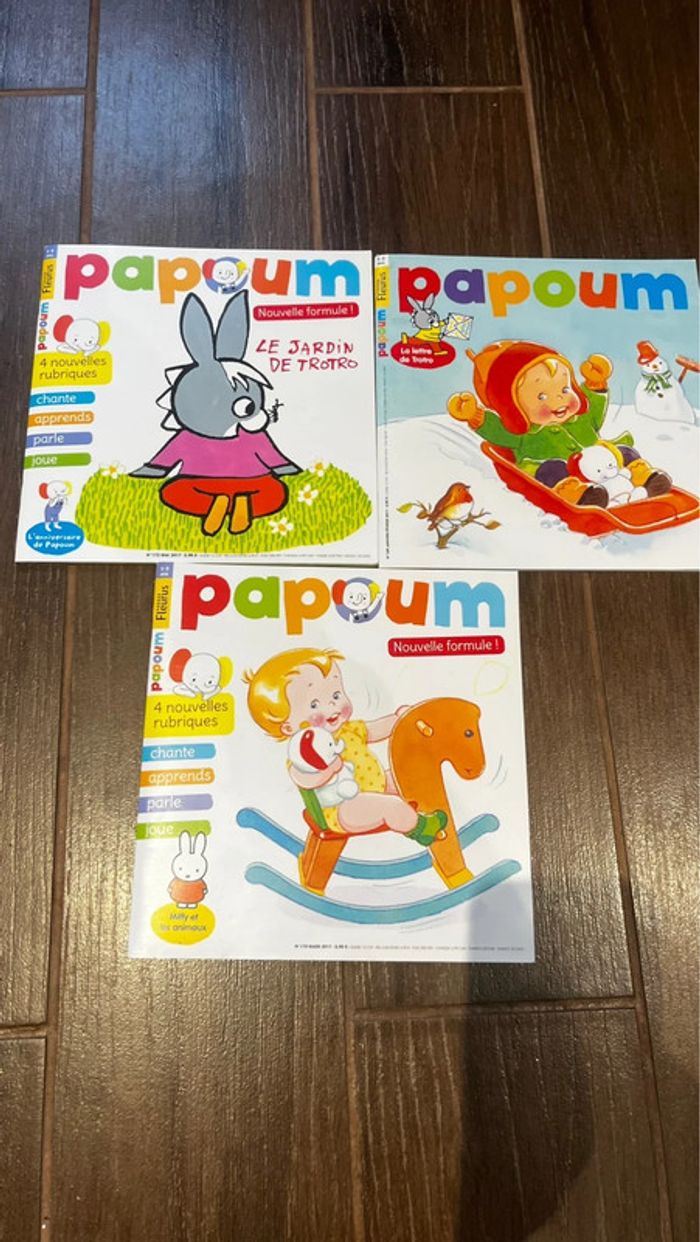Lot magazines papoum