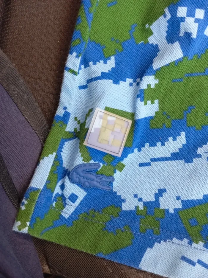 Polo homme Lacoste minecraft taille L - photo numéro 4