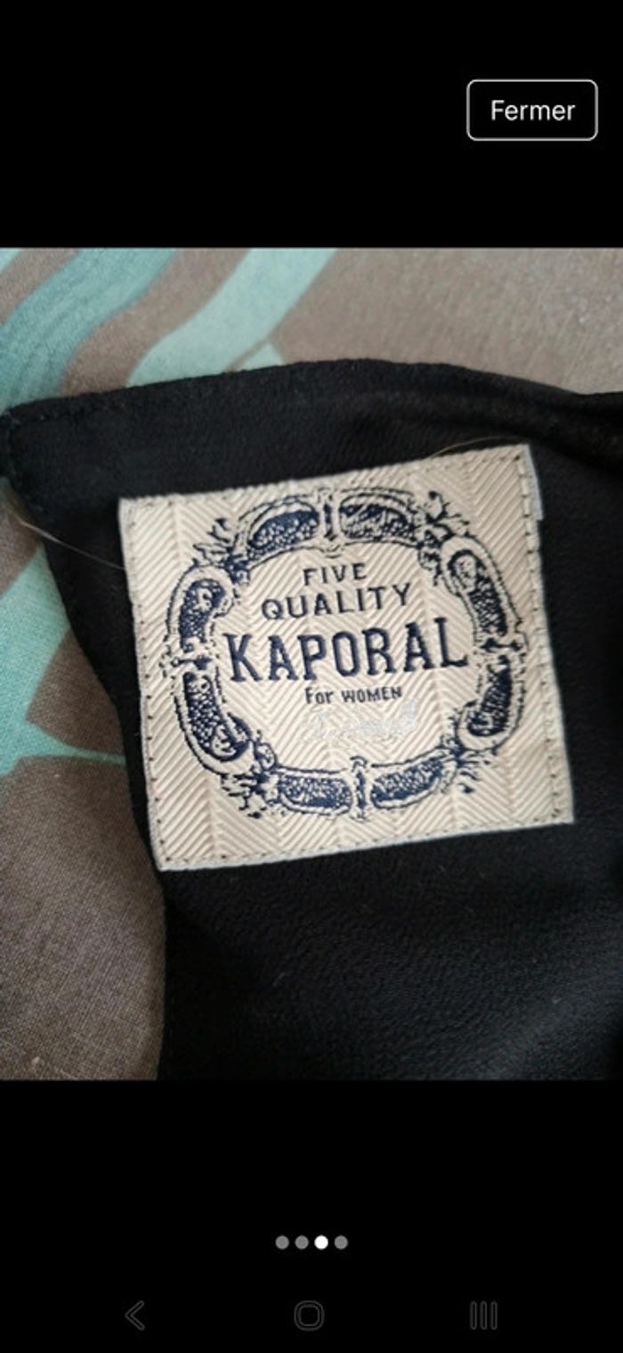 Tee-shirt Kaporal taille S Ouvert dans le dos - photo numéro 3