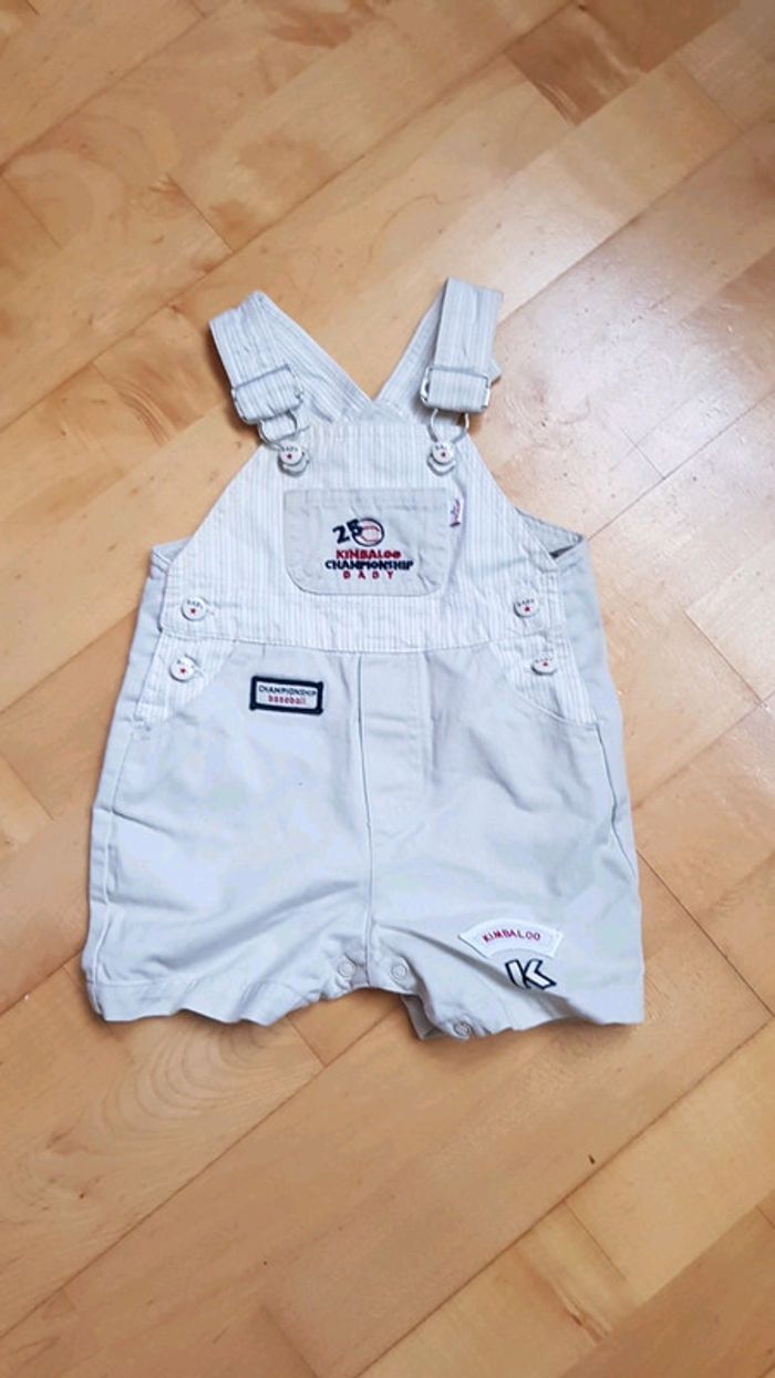 Salopette garçon, 3 mois.