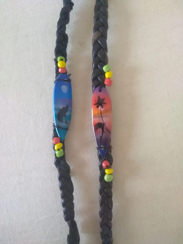 Lot duo bracelet cuir - photo numéro 2