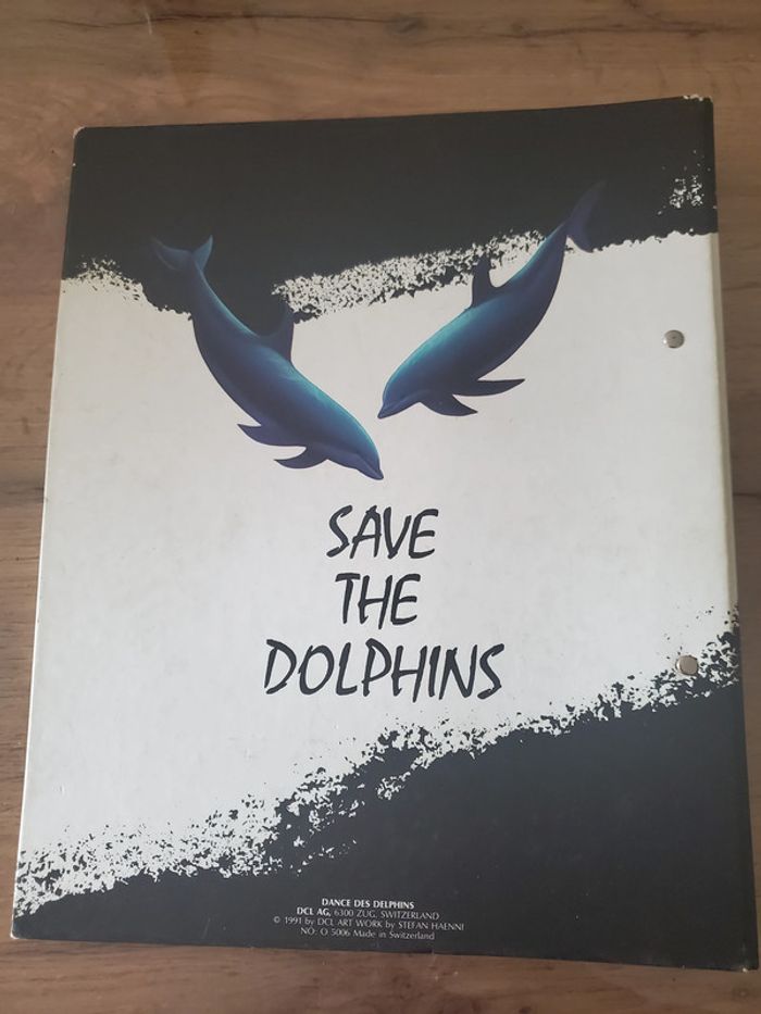 Classeur dauphins pour feuilles A4 - photo numéro 5