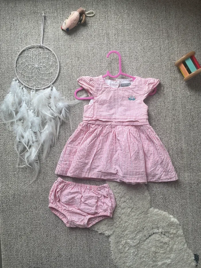 Ensemble robe bébé fille