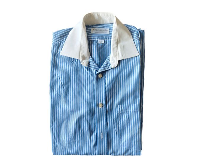 Chemise homme rayée bleu/blanc | Guy Laroche | M