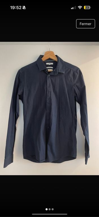 Chemise bleu marine
