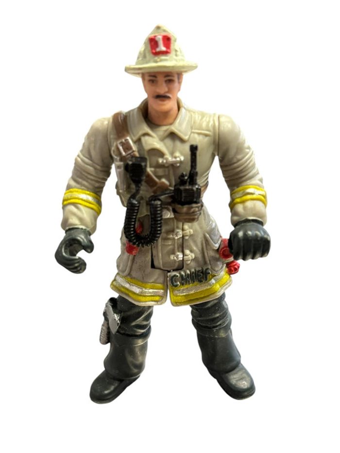 Figurine Pompier Chap Mei articulé 10 cm