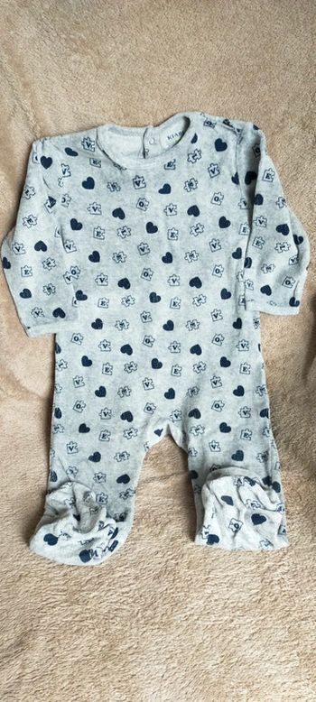 Pyjama velours 24 mois Kiabi