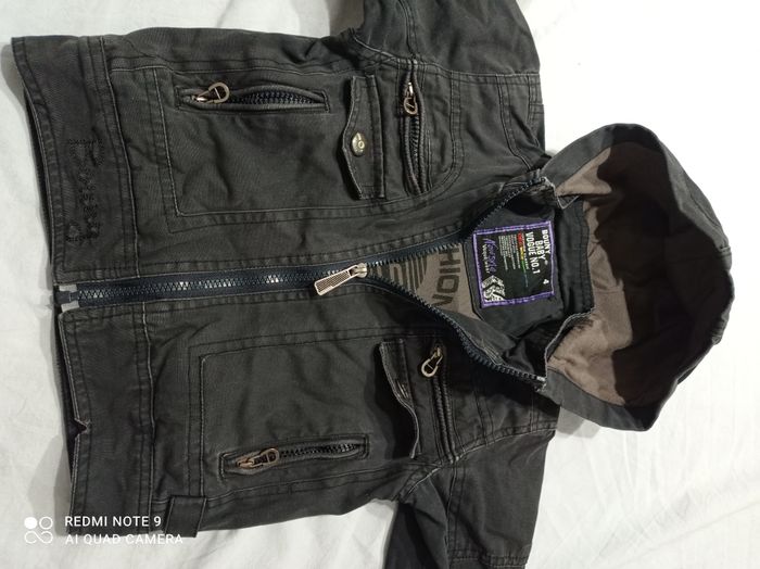 blouson gris de Bouny baby taille 4 ans ref R97 P