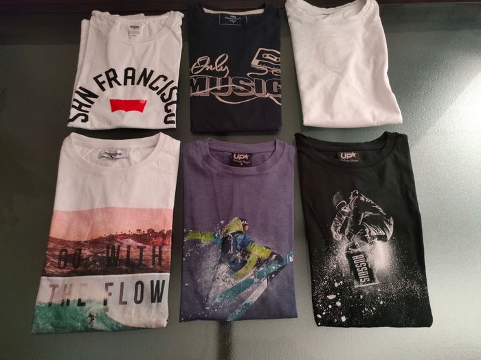 Lot Tee shirt + shorts garçon taille S - photo numéro 1