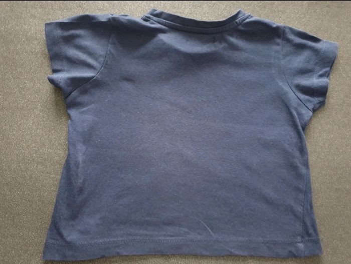 T.shirt manches courtes bleu marine Tissaia 3 ans - photo numéro 3