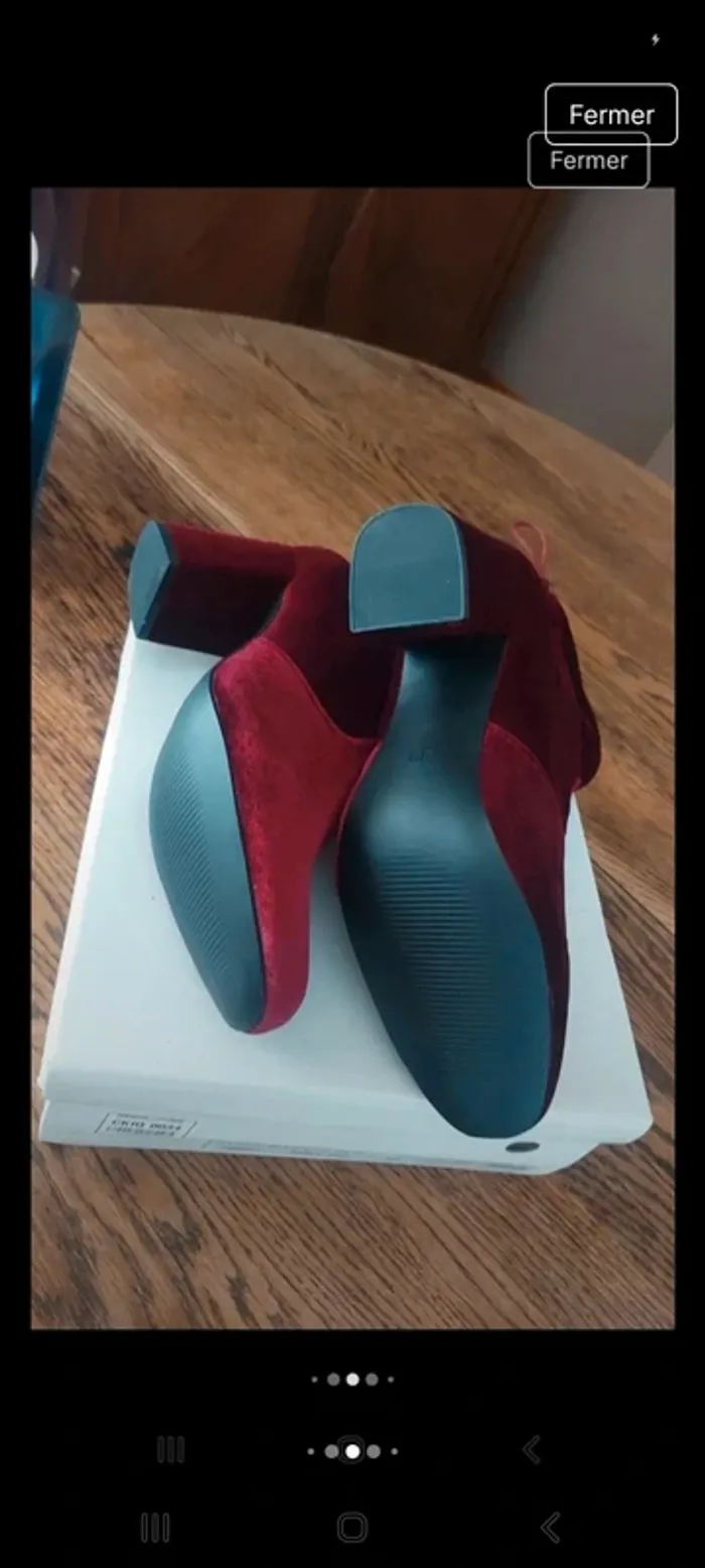 Bottine I Love Shoes Burgundy taille 39 Neuve - photo numéro 11