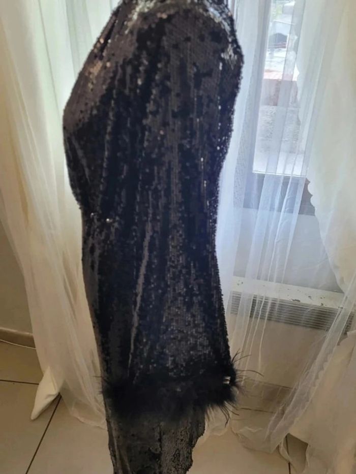 Robe de soirée midi noire 38 - photo numéro 6