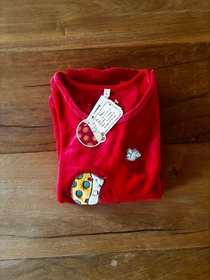 Pyjamas hiver carré blanc 6A - photo numéro 5