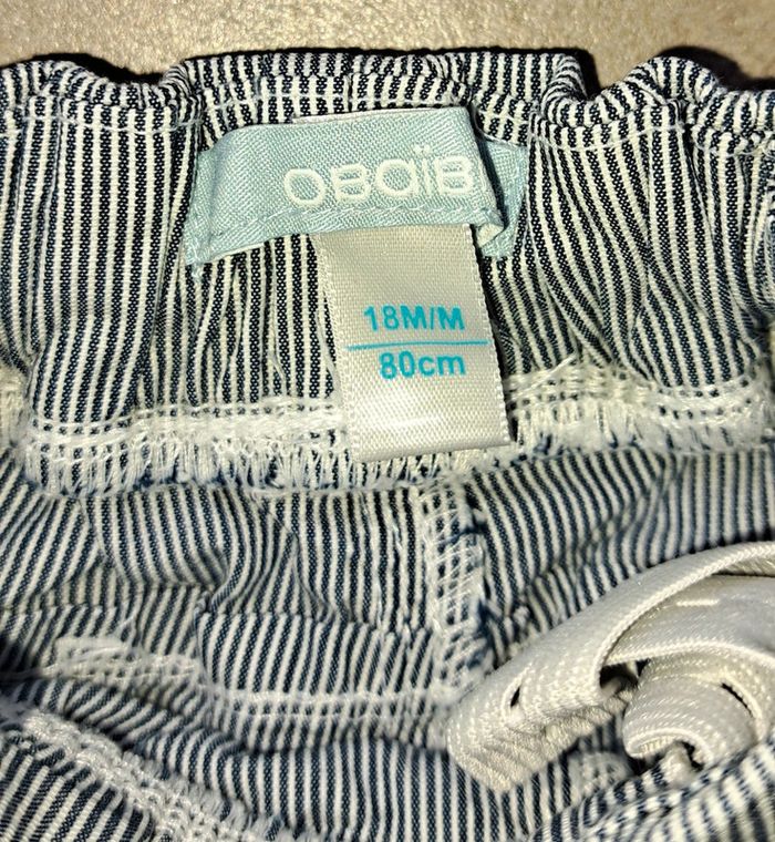 Pantalon rayé 18 mois Obaïbi - photo numéro 5
